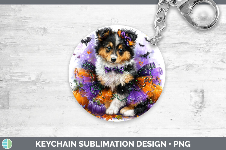 GorgeousDogs 04 Halloween Keychain design.