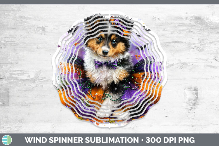 GorgeousDogs 04 Halloween Wind Spinner design.