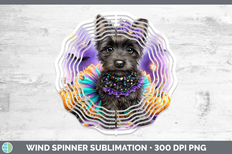 GorgeousDogs 04 Halloween Wind Spinner design.