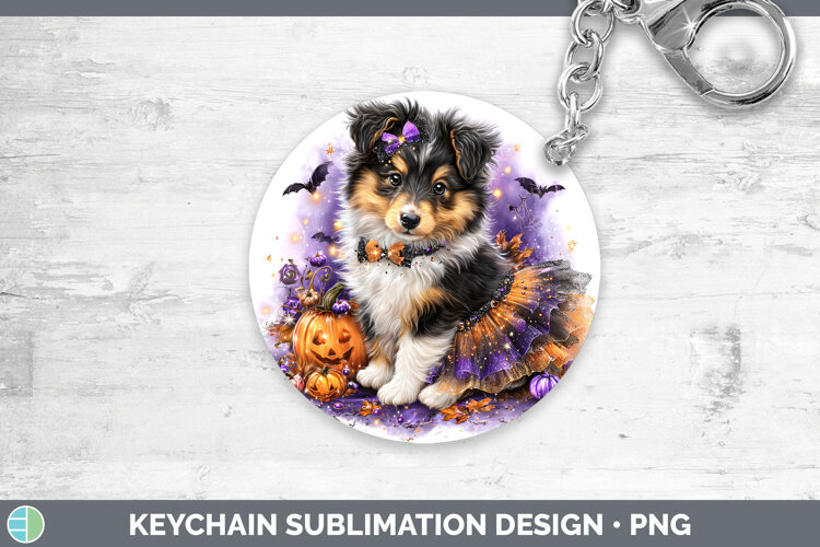 GorgeousDogs 04 Halloween Keychain design.