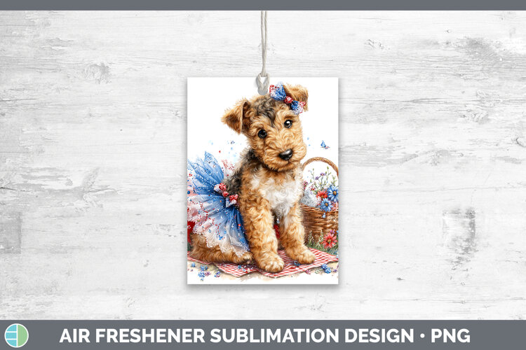 GorgeousDogs 04 Patriotic Air Freshener design.