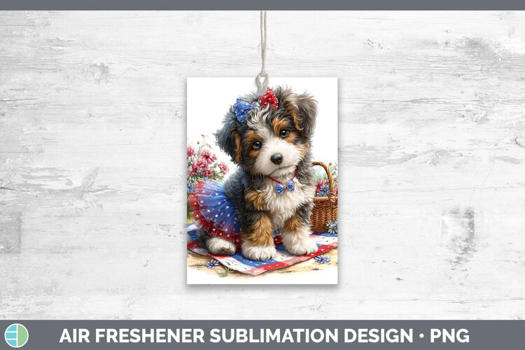 GorgeousDogs 04 Patriotic Air Freshener design.
