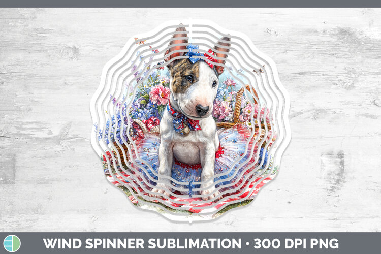 GorgeousDogs 04 Patriotic Wind Spinner design.