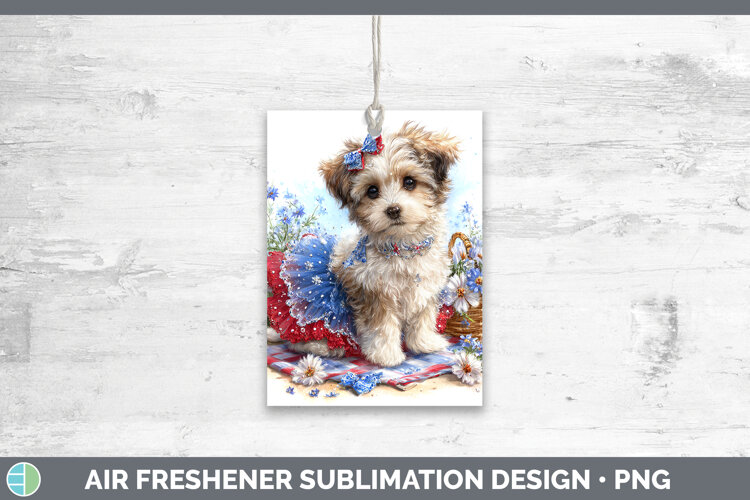 GorgeousDogs 04 Patriotic Air Freshener design.