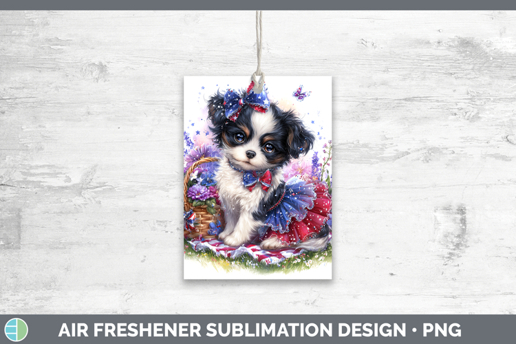 GorgeousDogs 04 Patriotic Air Freshener design.