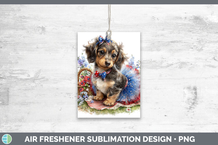 GorgeousDogs 04 Patriotic Air Freshener design.