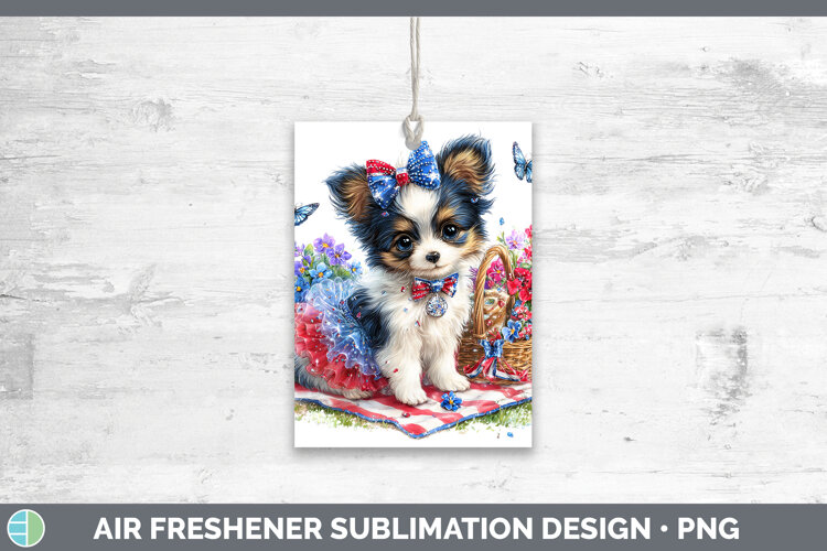 GorgeousDogs 04 Patriotic Air Freshener design.