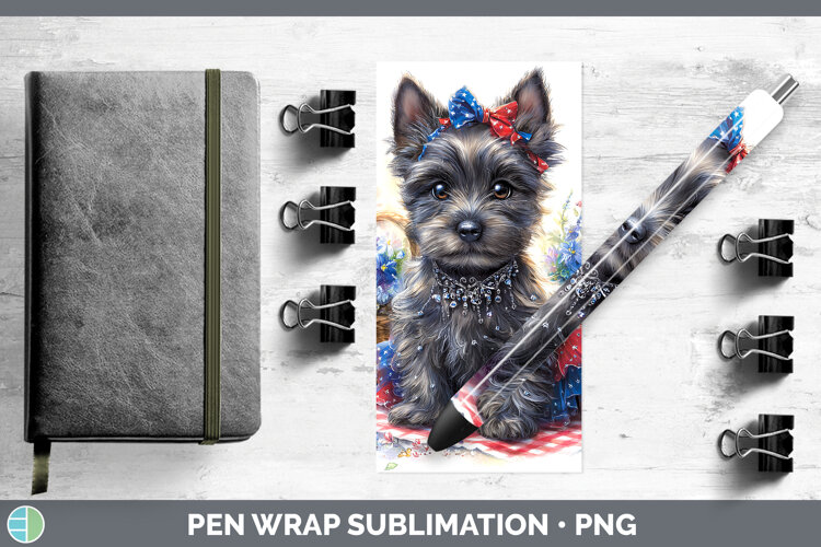 GorgeousDogs 04 Patriotic Pen Wrap design.