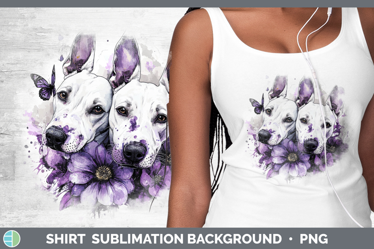 GorgeousDogs 04 Purple Drips Shirt design.