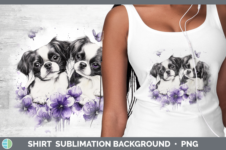 GorgeousDogs 04 Purple Drips Shirt design.
