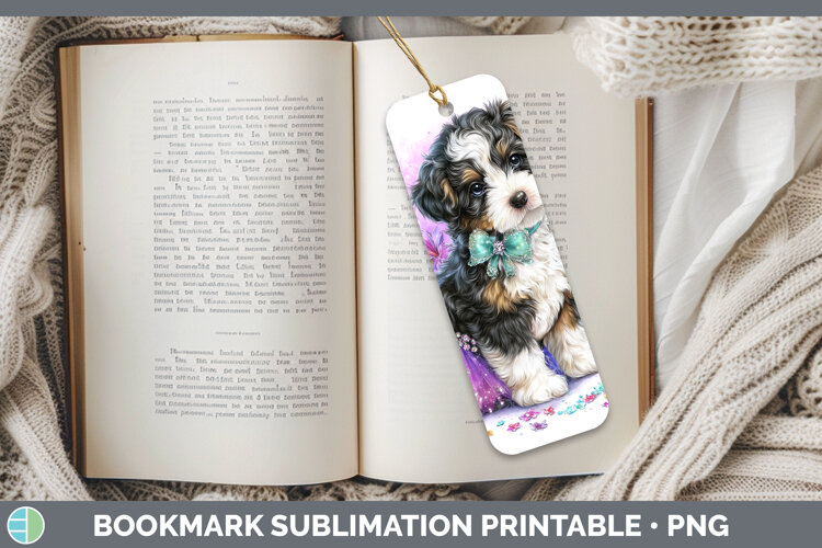 GorgeousDogs 04 Rainbow Summer Bookmark design.