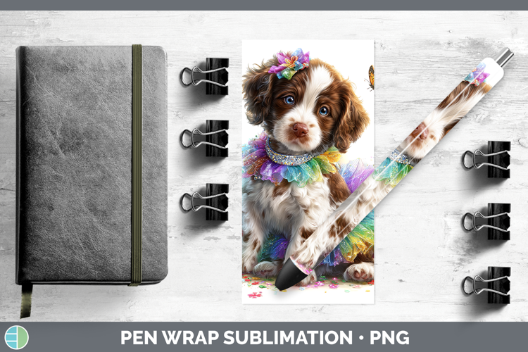 Dogs 04 Rainbow Summer English Springer Spaniel Pen Wrap Sub