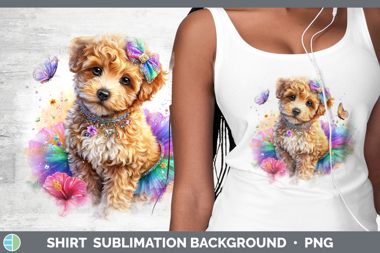 Goldendoodle Clipart Image 17