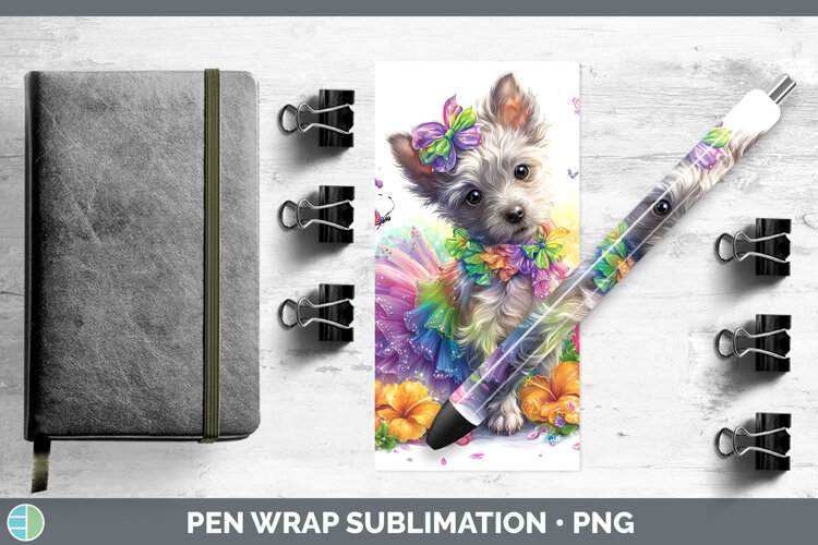 GorgeousDogs 04 Rainbow Summer Pen Wrap design.
