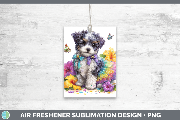 Dogs 04 Rainbow Summer Havanese Air Freshener Sublimation Ca