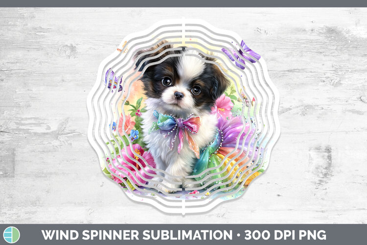 GorgeousDogs 04 Rainbow Summer Wind Spinner design.