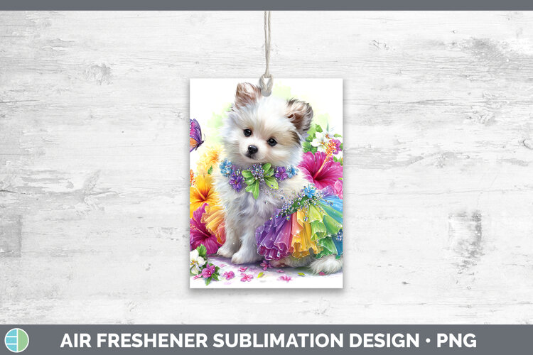GorgeousDogs 04 Rainbow Summer Air Freshener design.
