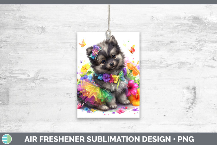 GorgeousDogs 04 Rainbow Summer Air Freshener design.