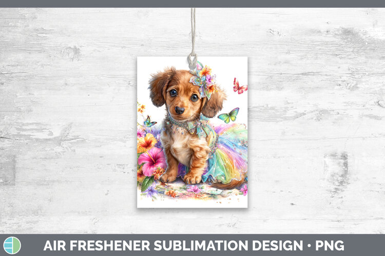 GorgeousDogs 04 Rainbow Summer Air Freshener design.