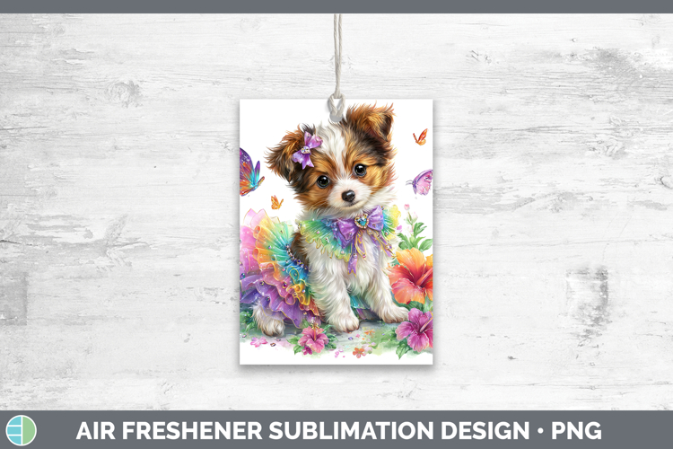 GorgeousDogs 04 Rainbow Summer Air Freshener design.