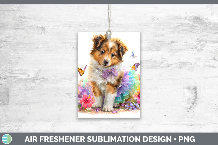 GorgeousDogs 04 Rainbow Summer Air Freshener design.