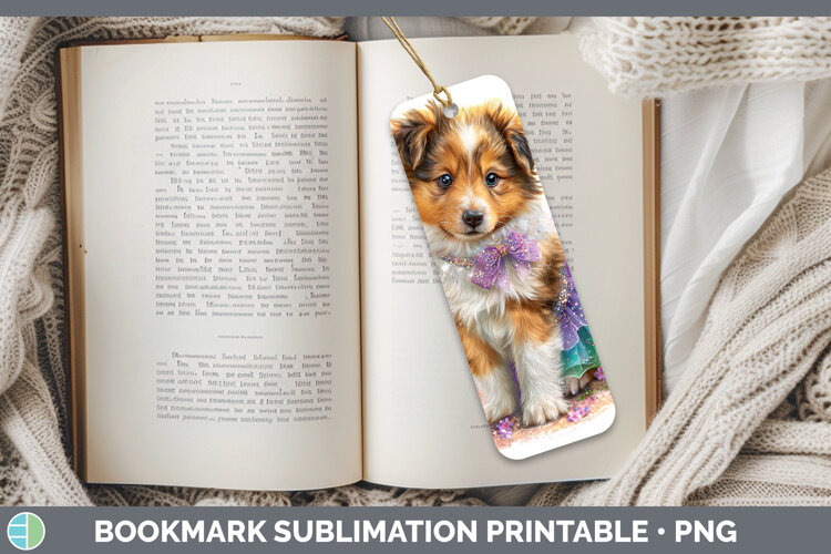 GorgeousDogs 04 Rainbow Summer Bookmark design.