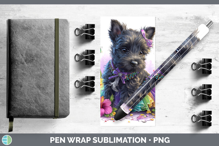 GorgeousDogs 04 Rainbow Summer Pen Wrap design.