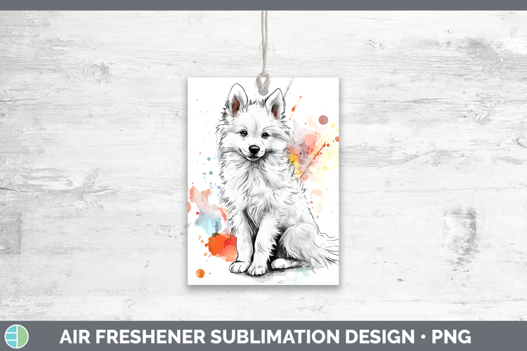 Dogs 04 Splash American Eskie Air Freshener Sublimation Car