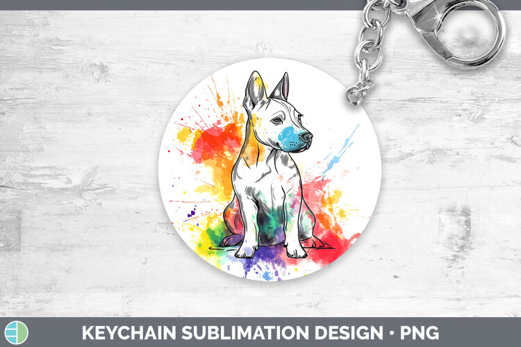 GorgeousDogs 04 Splash Keychain design.