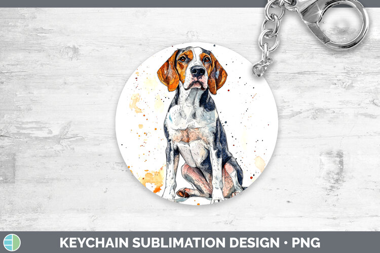GorgeousDogs 04 Splash Keychain design.