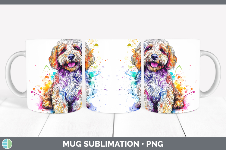 Goldendoodle Clipart Image 4