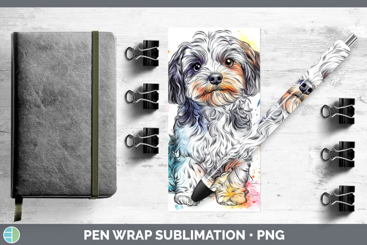 GorgeousDogs 04 Splash Pen Wrap design.