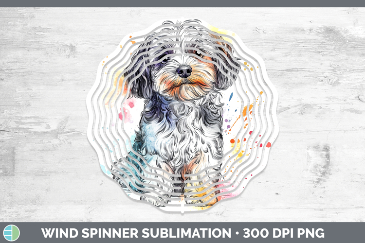 GorgeousDogs 04 Splash Wind Spinner design.
