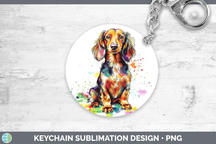 GorgeousDogs 04 Splash Keychain design.