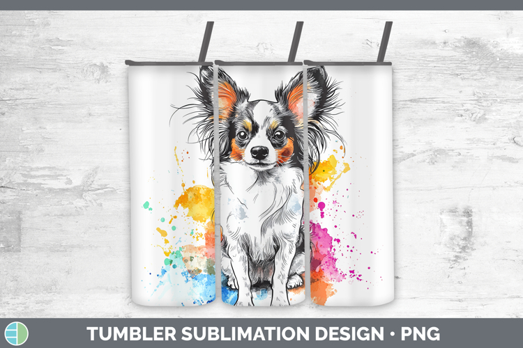 GorgeousDogs 04 Splash Tumbler design.