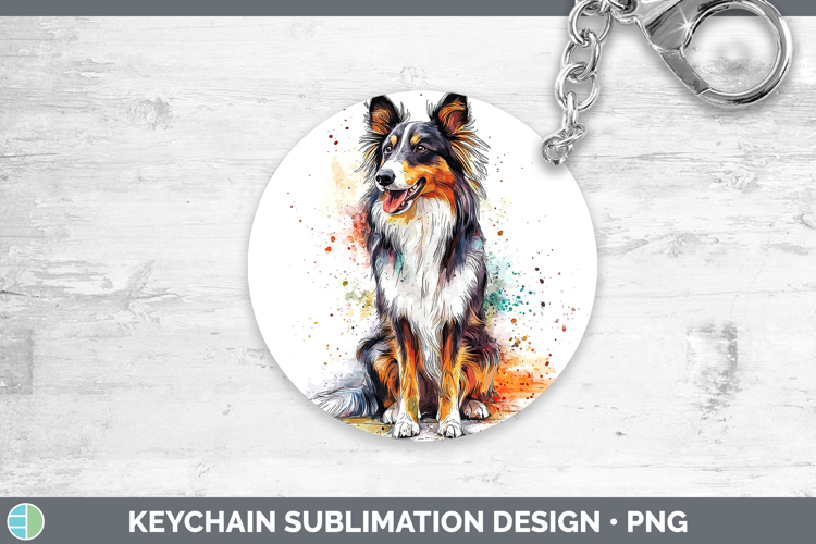 GorgeousDogs 04 Splash Keychain design.