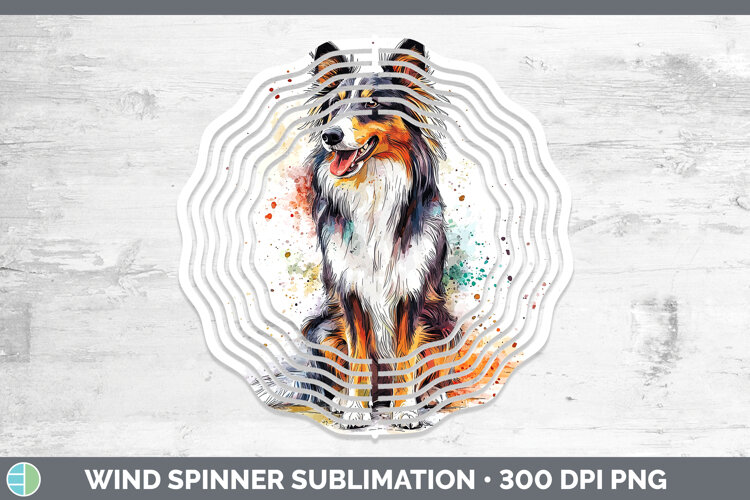 GorgeousDogs 04 Splash Wind Spinner design.