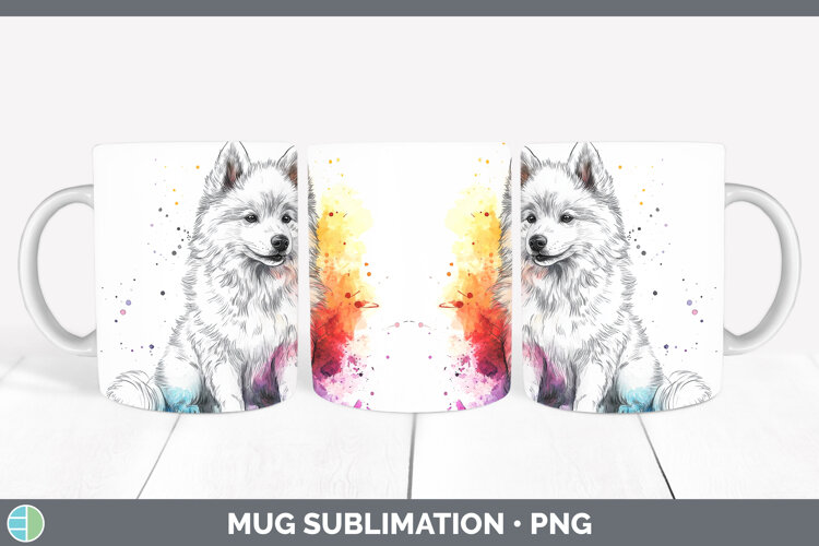GorgeousDogs 04 Splash Mug Wrap design.