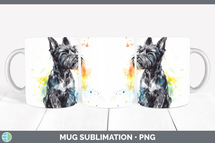 GorgeousDogs 04 Splash Mug Wrap design.