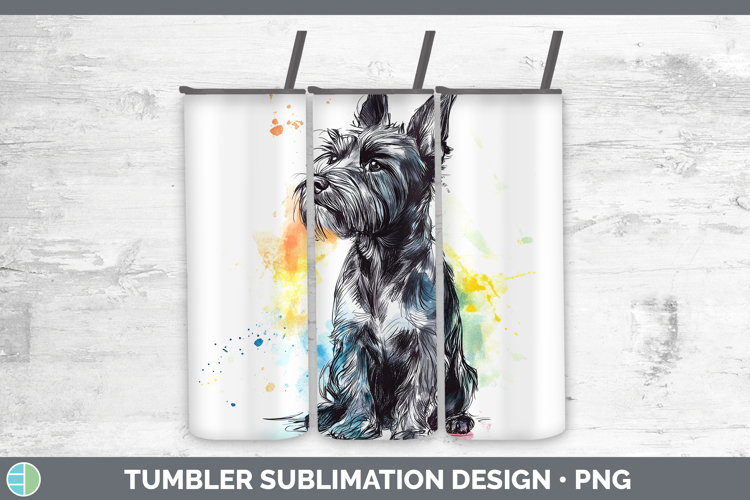 GorgeousDogs 04 Splash Tumbler design.