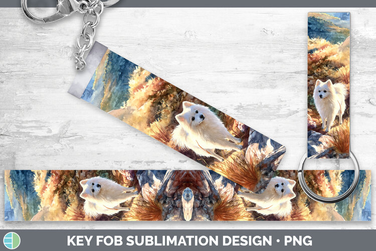 GorgeousDogs 04 Sunset Key Fob design.
