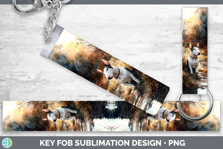 GorgeousDogs 04 Sunset Key Fob design.