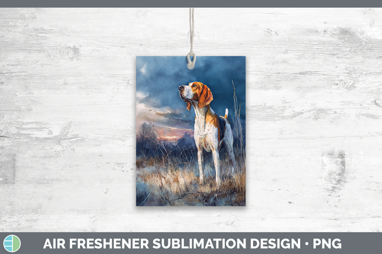 GorgeousDogs 04 Sunset Air Freshener design.