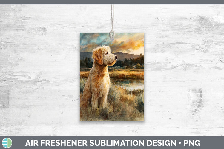 GorgeousDogs 04 Sunset Air Freshener design.