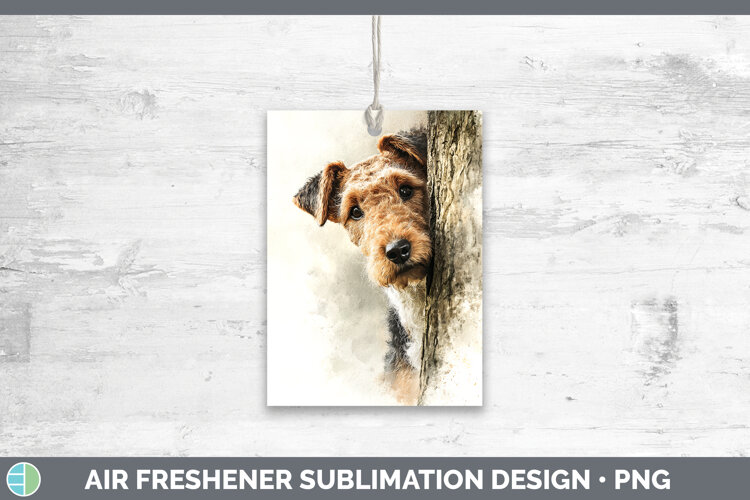 GorgeousDogs 04 Tree Peek Air Freshener design.