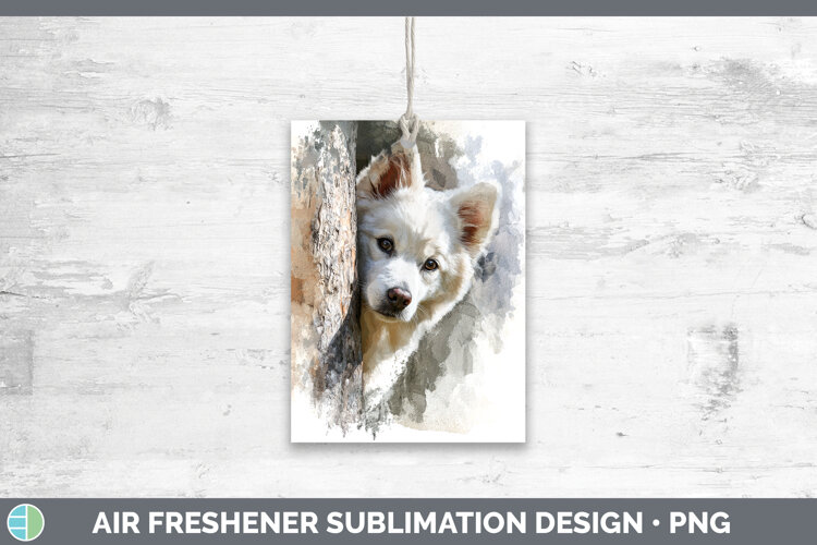 GorgeousDogs 04 Tree Peek Air Freshener design.