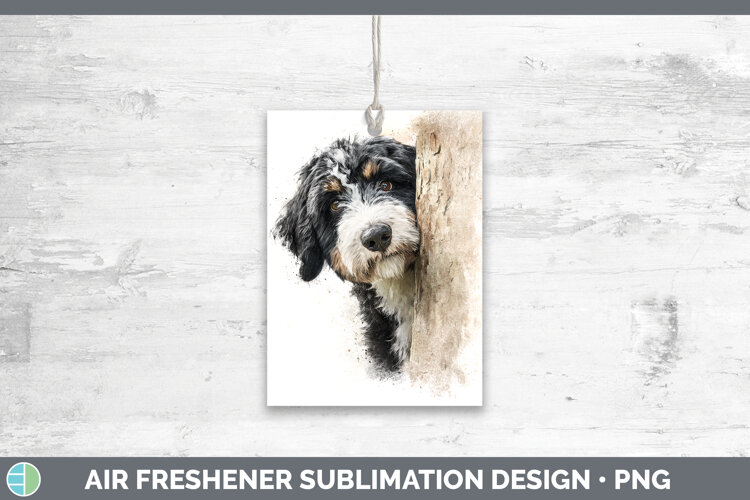 GorgeousDogs 04 Tree Peek Air Freshener design.
