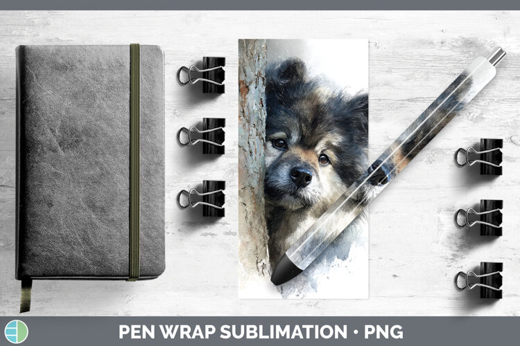 GorgeousDogs 04 Tree Peek Pen Wrap design.