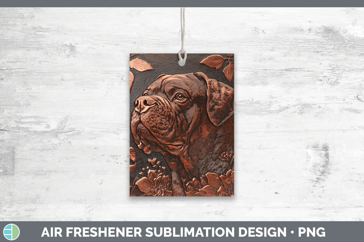 GorgeousDogs 05 Copper Relief Air Freshener design.