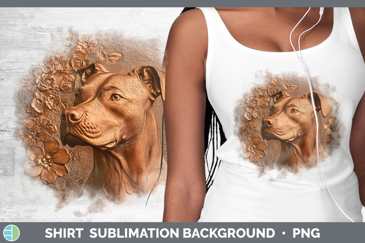 Dogs 05 Copper Relief Dogo Argentino Shirt Sublimation Subli
